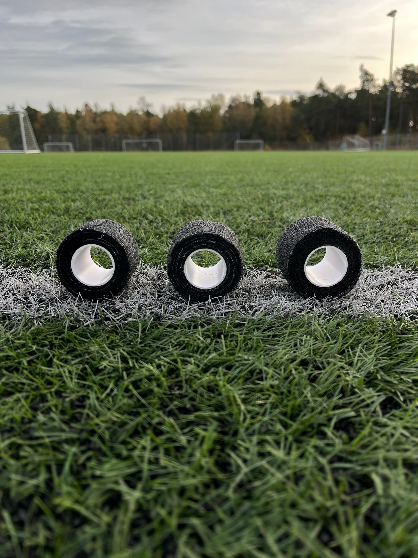 3x ruller sportstape - sort