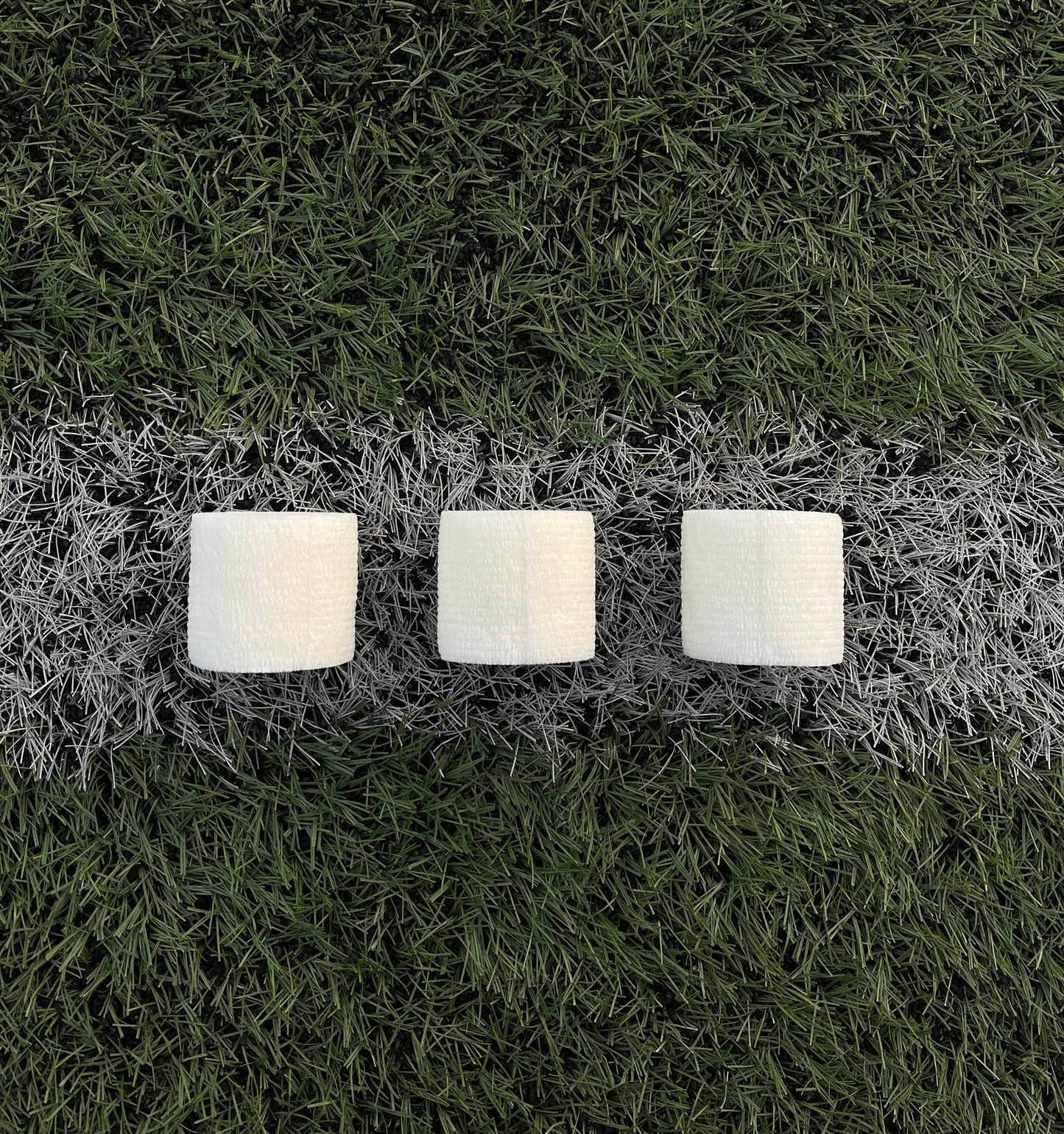 3x ruller sportstape - hvid