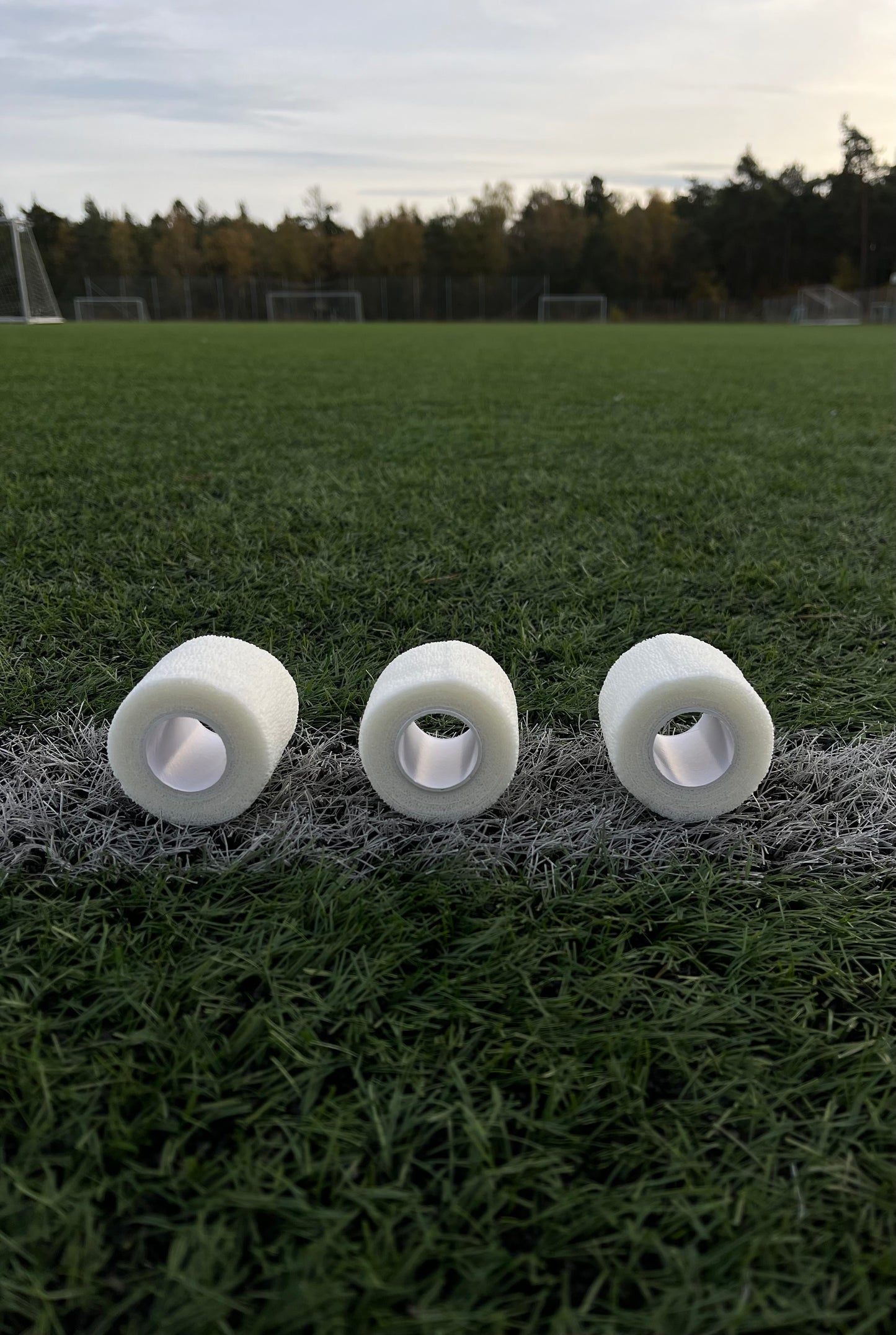3x ruller sportstape - hvid