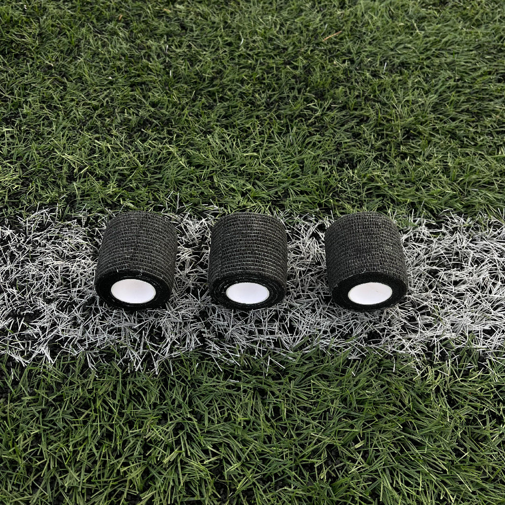 3x ruller sportstape - sort