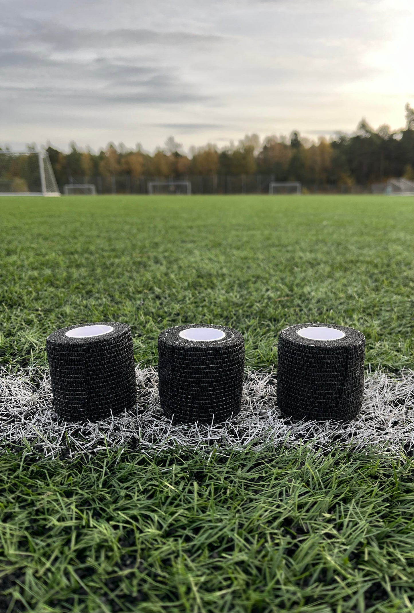 3x ruller sportstape - sort