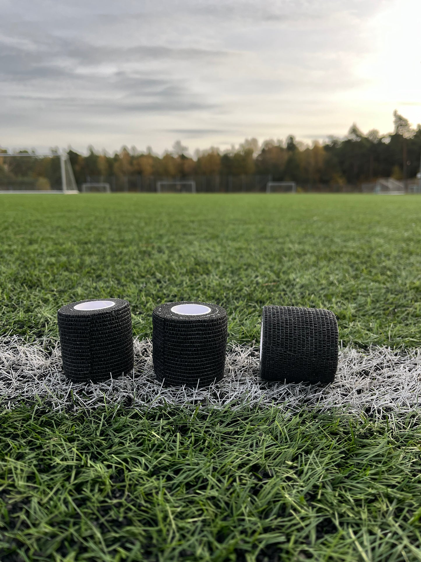 3x ruller sportstape - sort